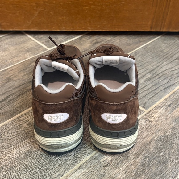 New Balance 991 Brown Sneakers size 7.5, W991BGW Made In England - Picture 4 of 14